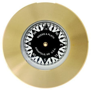 Weems and Plath Nautical Brass Chart Weight Compass