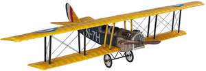 Hanging Detailed Jenny Airplane Model 31" by Authentic Models