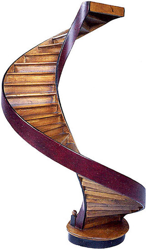 Grand Staircase Museum Wood Architectural Model Collectible by Authentic Models