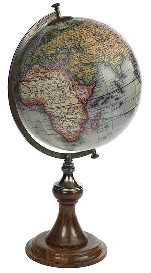 Vaugondy Old World Globe Replica Circa 1745 on Desk Stand by Authentic Models