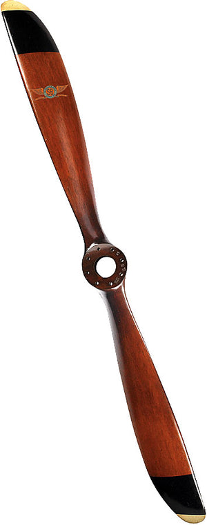 WWI Sopwith Camel Wood Replica Airplane Propeller, Large - Rounded Tips - By Authentic Models