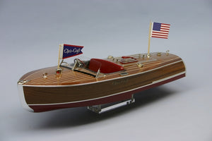 1941 Chris-Craft 16' Hydroplane Wood Model Boat Kit by Dumas