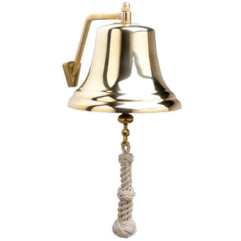 8" Brass Bell (Made in Italy) by Weems and Plath