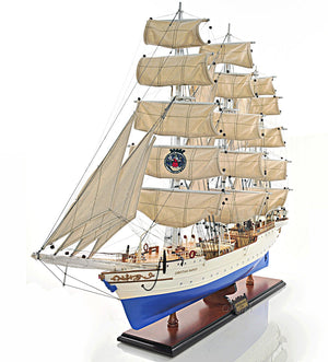 Assembled Christian Radich Wood Model Ship 37"