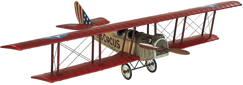 Hanging Flying Circus Jenny Airplane Model 31" by Authentic Models