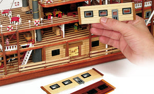 Mississippi Riverboat Wood Model Kit from OcCre