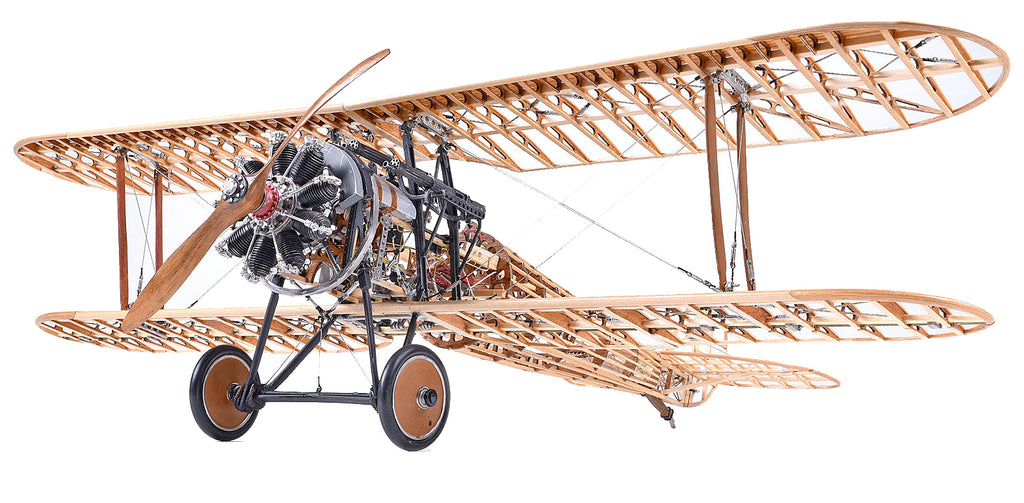 Nieuport 28 Wood Airplane Model Kit by Model Airways