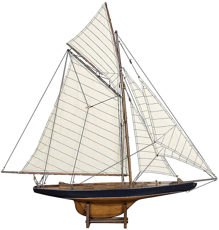 Columbia Racing Yacht 1901: Model Boat (Small) - Antique Finish