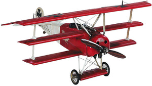 Desktop Fokker Tri-plane (Red Baron) Airplane Model, 18.5" by Authentic Models