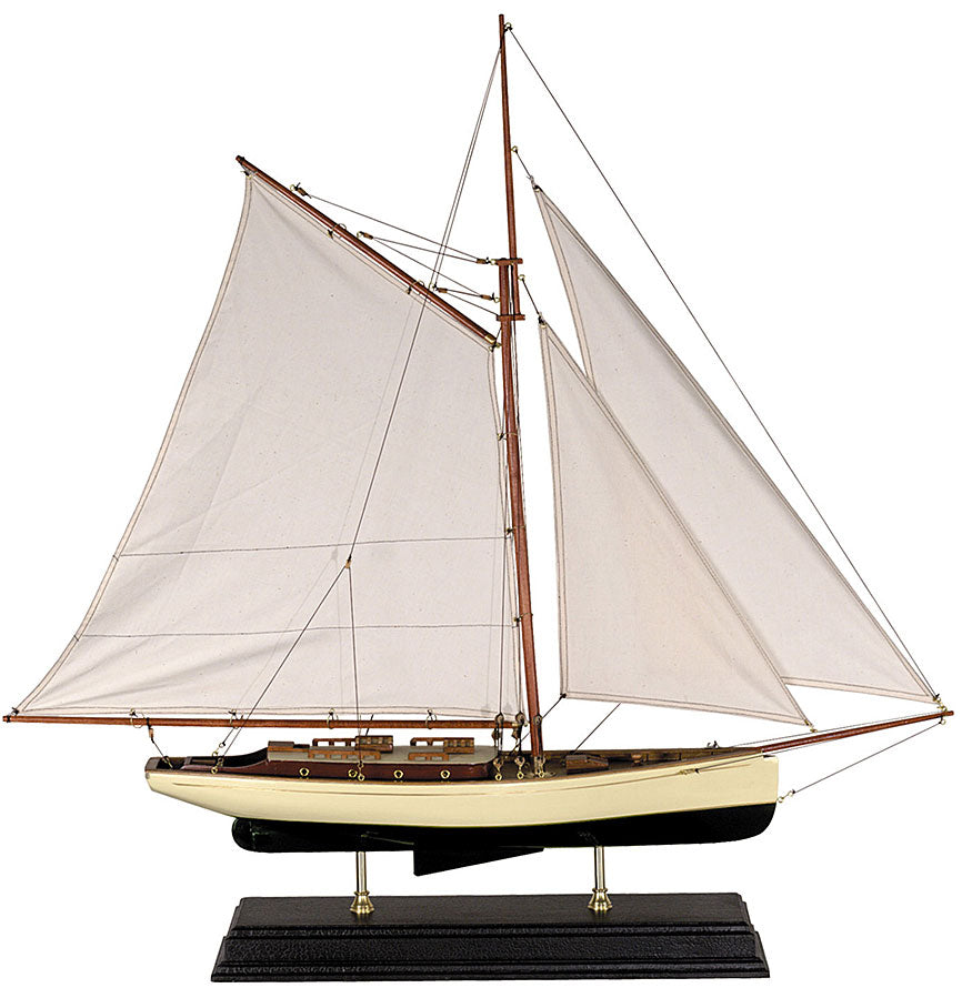 1930's Classic Model Yacht Wood Model Boat by Authentic Models – SEA GIFTS