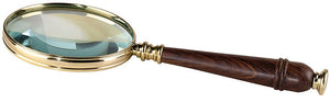 Magnifying Glass Brass and Wood by Authentic Models