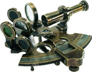 Bronze Pocket Sextant Replica by Authentic Models