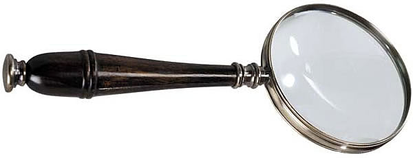 Magnifying Glass Bronze and Wood by Authentic Models