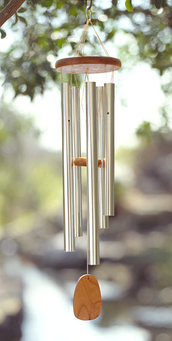 Chicago Blues Wind Chime by Woodstock Chimes: Silver