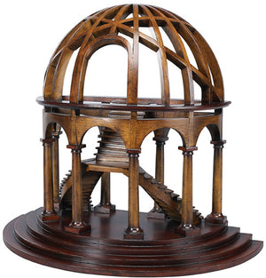Demi Dome Museum Wood Architectural Model Collectible by Authentic Models