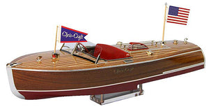 1941 Chris-Craft 16' Hydroplane Wood Model Boat Kit by Dumas