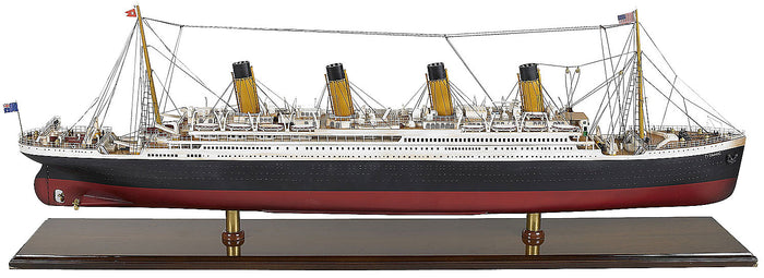 Titanic Wood Display Model 39.5 inches by Authentic Models