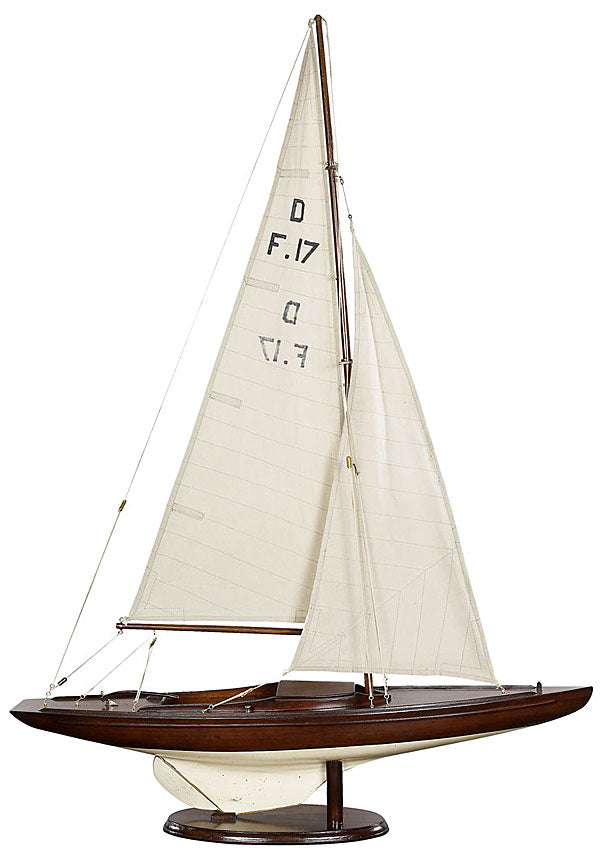 Dragon Yacht Wood Model Boat by Authentic Models