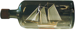 House of Marbles Ship Ahoy! Pirate Ship in a Bottle Kit