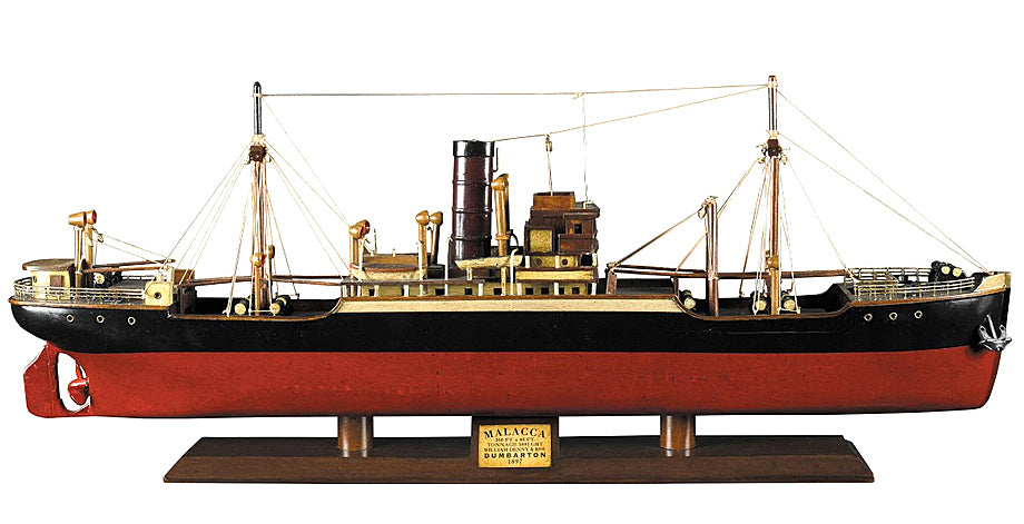Tramp Steamer Malacca Model Ship by Authentic Models